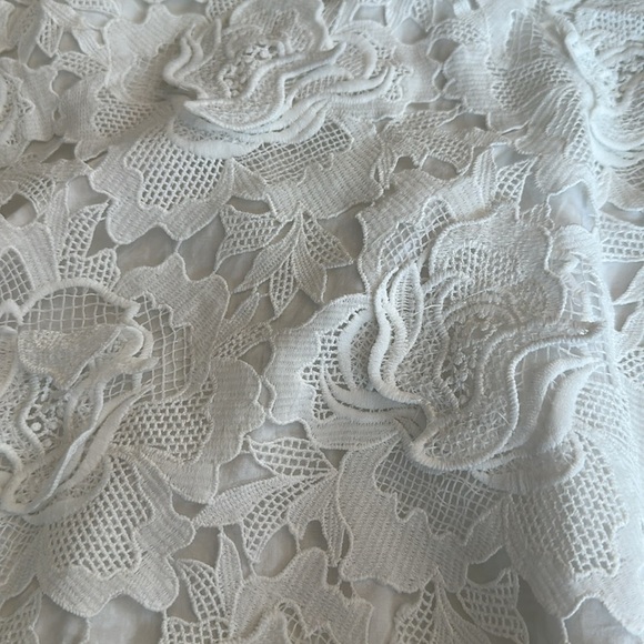 Eloquii Plus Size White Lace Dress - Picture 7 of 9